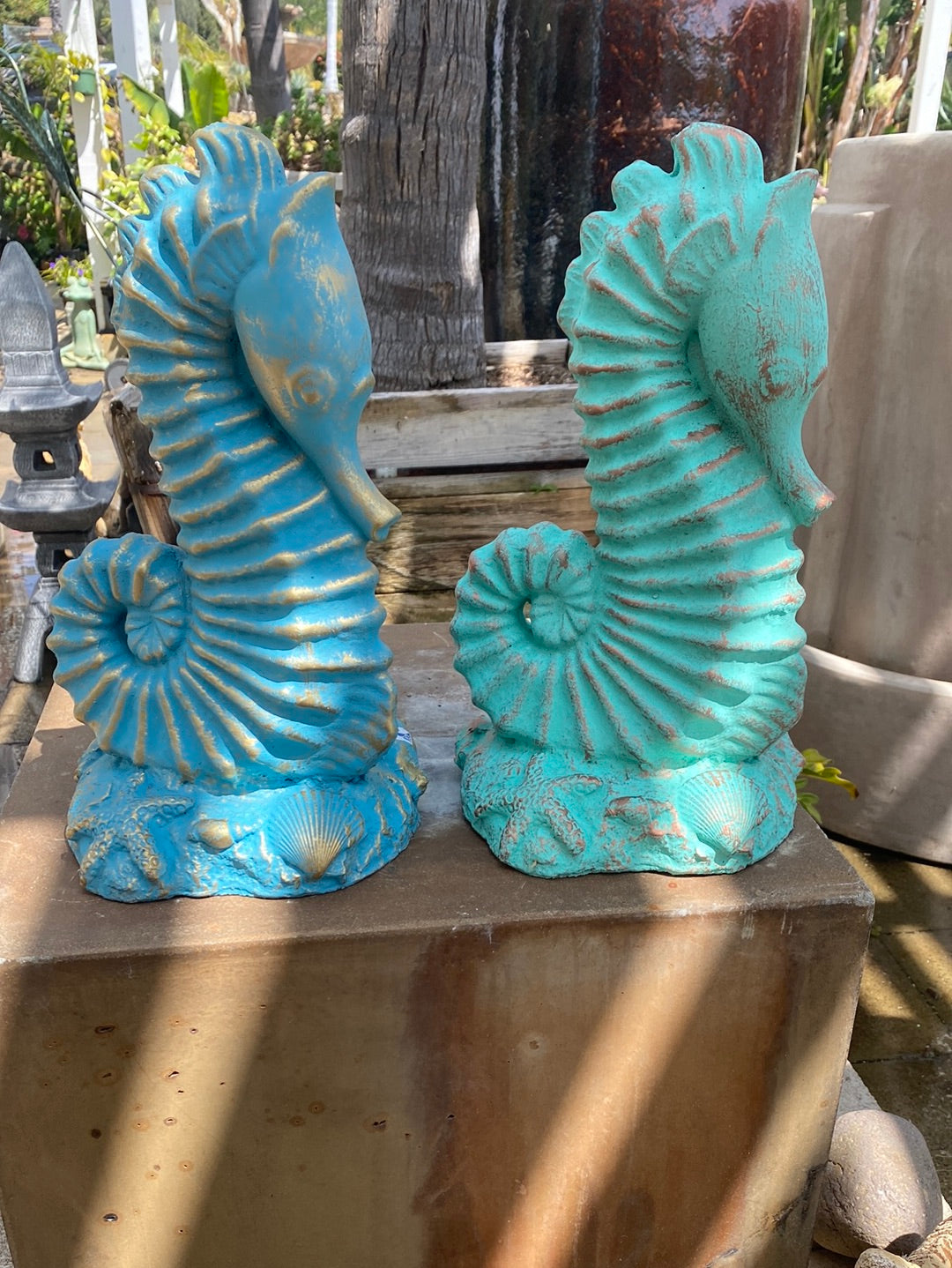 置物 USmadehorsestatue Seahorse Statue – The Madd Potter