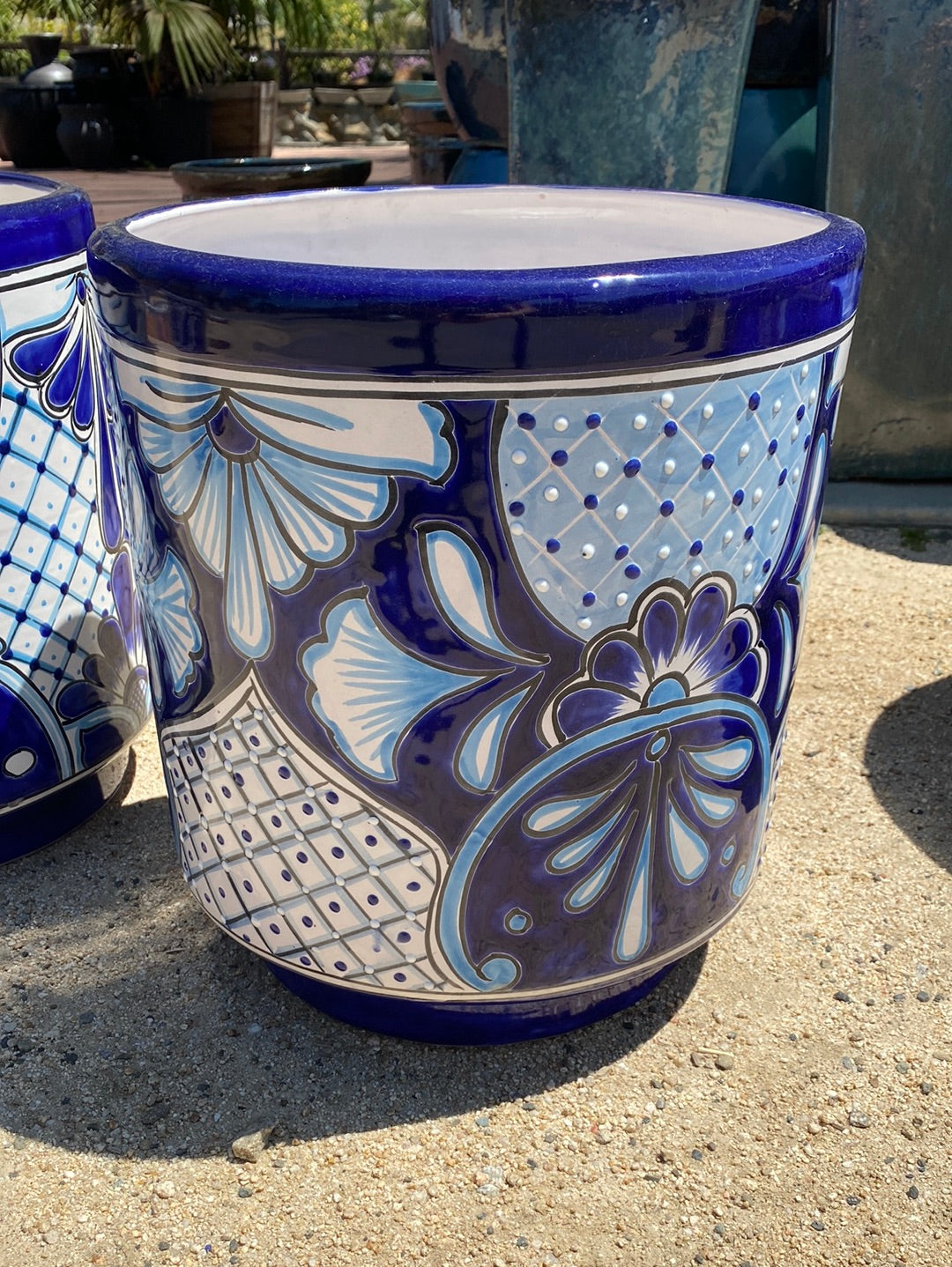 Talavera Cylinder Pot