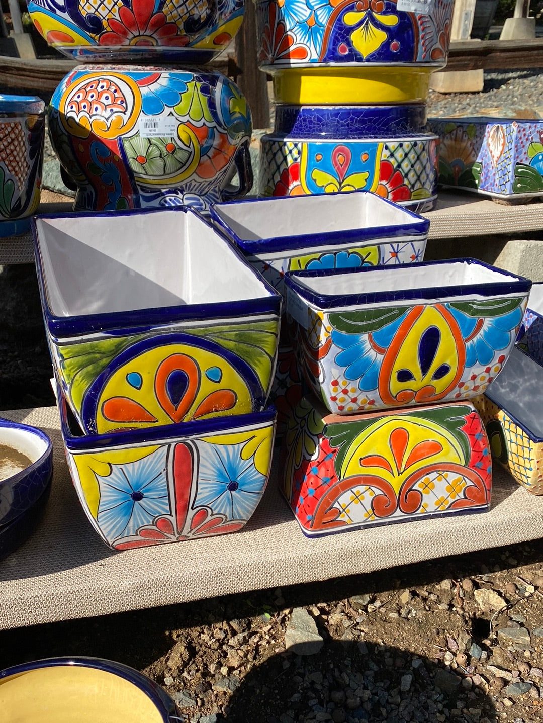 Talavera Rectangle Pot – The Madd Potter