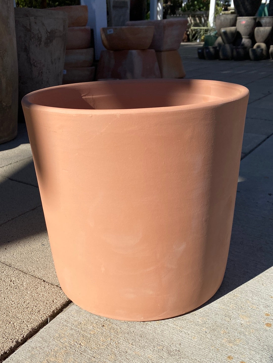 large terracotta plant pots outdoor Terracotta Garden City Cylinder Pot – The Madd Potter