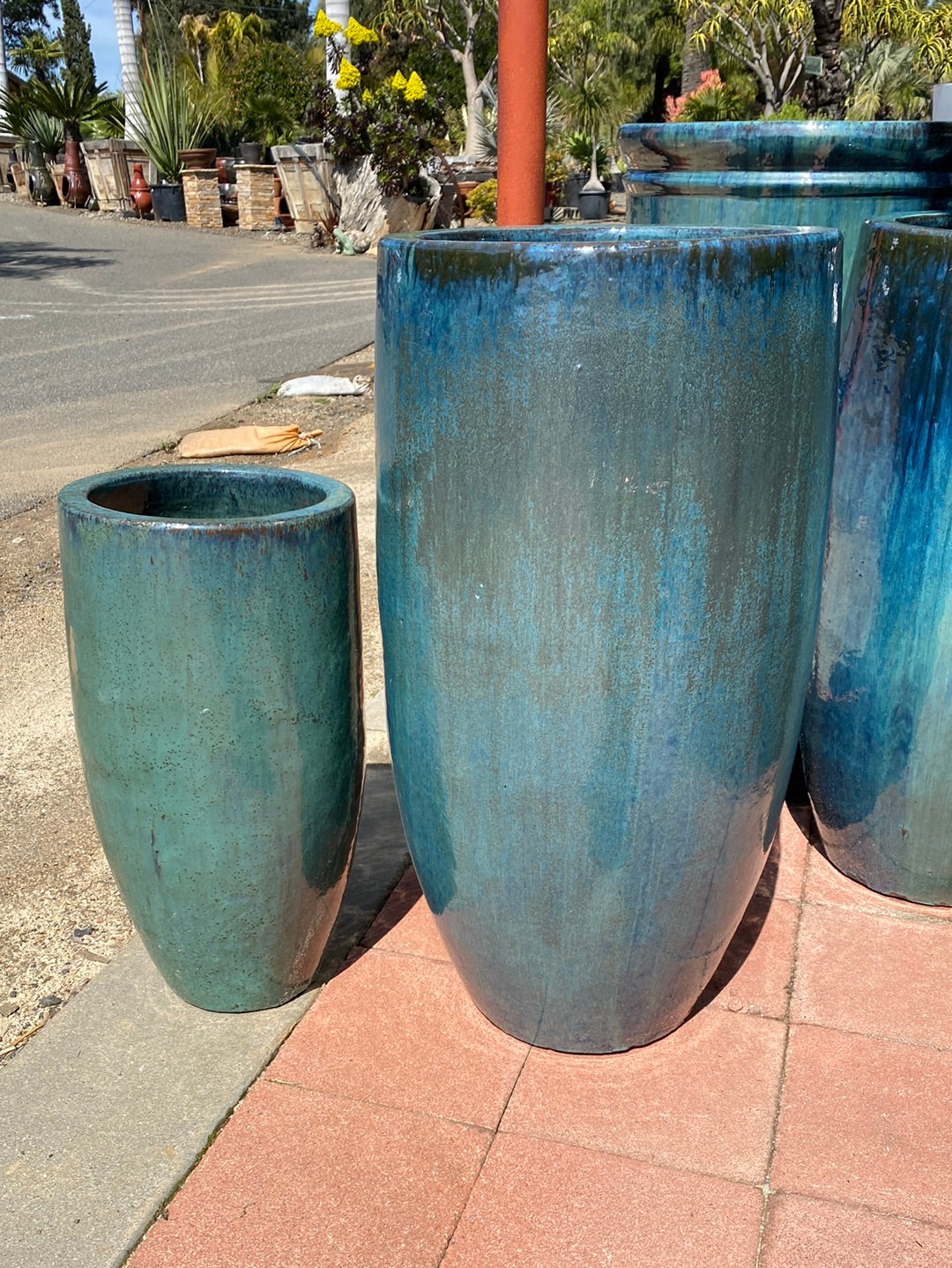 planting pots for sale Mendocino Archbow Round Planter Pot – The Madd Potter