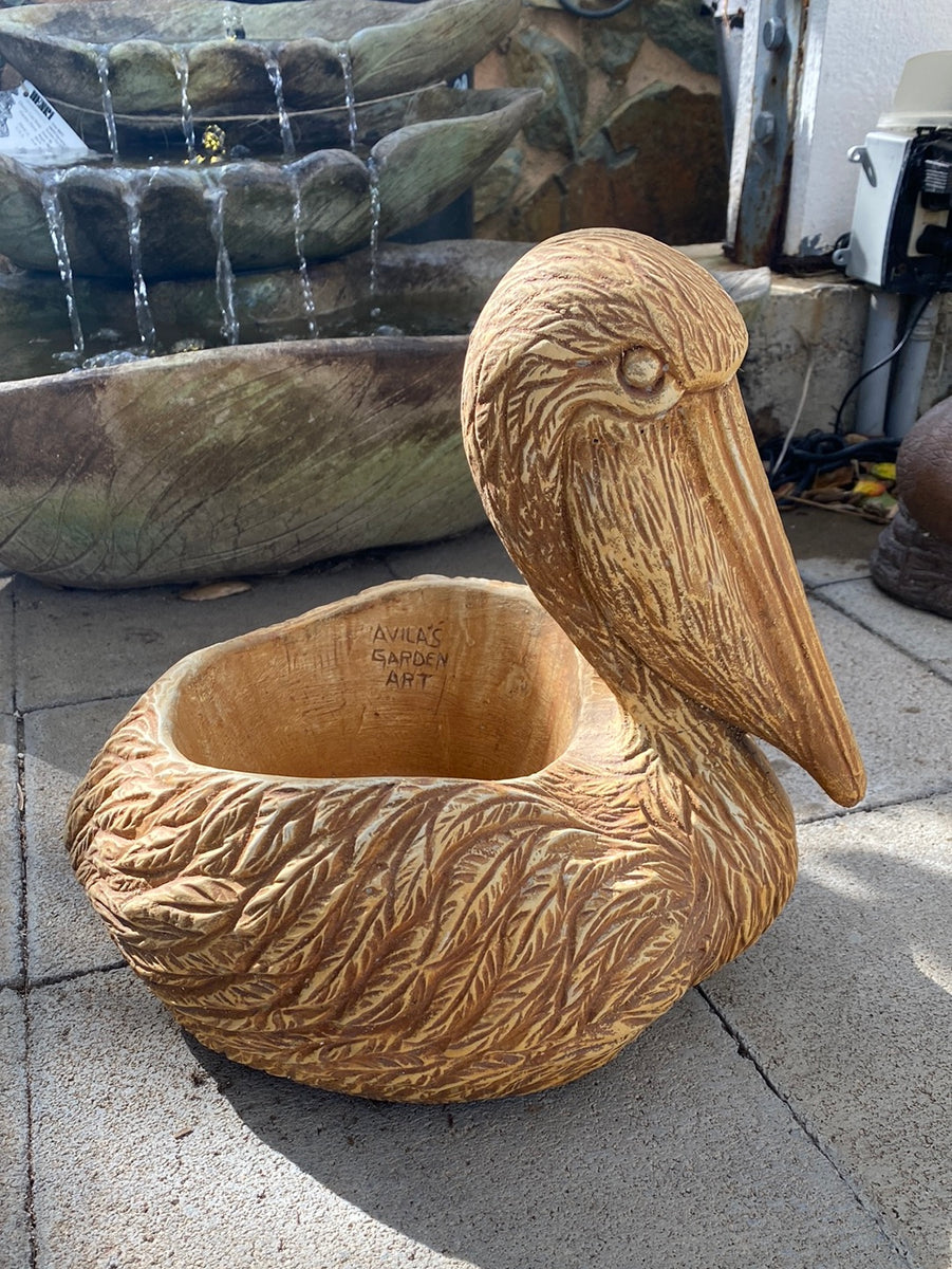 Pelican Planter Statue The Madd Potter