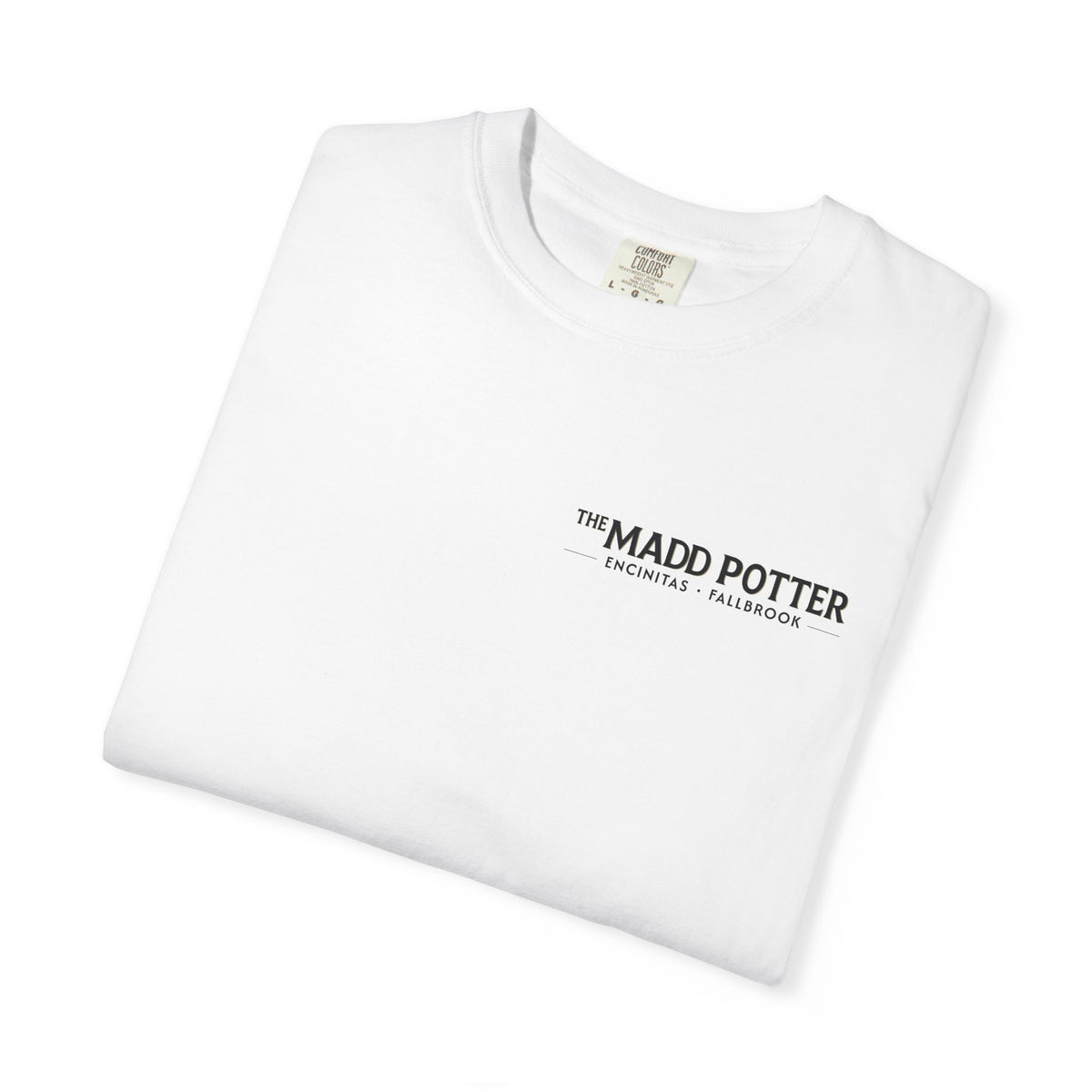 Unisex Garment-Dyed T-Shirt: The Madd Potter, Casual Wear, Gifts for Art Lovers, Unique Souvenir, Relaxed Fit Tee