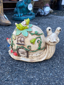 Happy Snail Home Statue