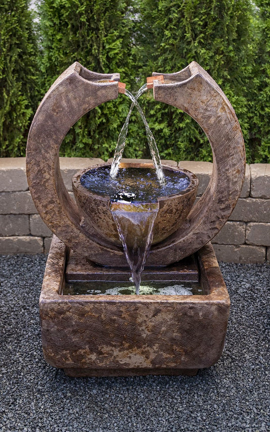 Crescent Two-spill Fountain