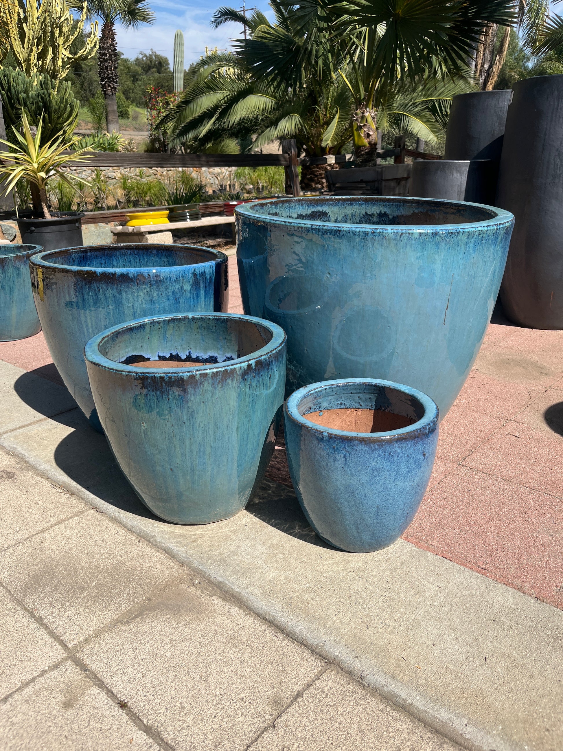 ceramic plant pots melbourne Mendocino Comstock Round Planter Pot – The Madd Potter