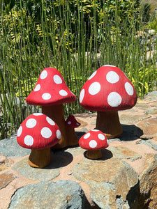 Red Mushroom Statue