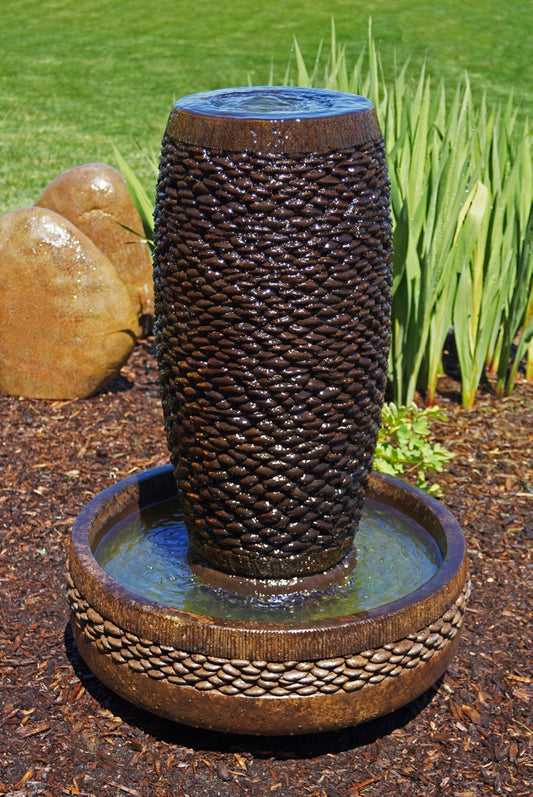 Slender Shimmering Stones Fountain