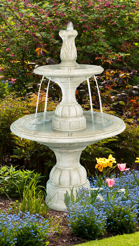 Small Contemporary Two-Tier Fountain