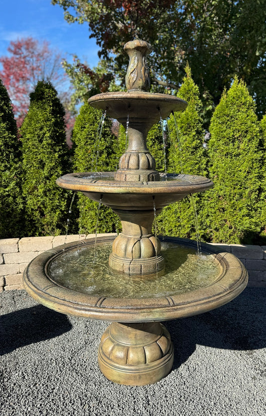 Large Contemporary Three-Tier Fountain