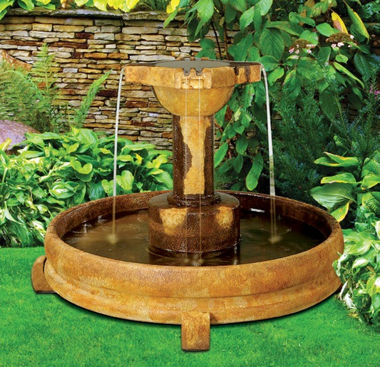 Overflowing Cross Fountain