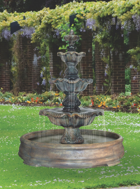 Three-Tier Renaissance Fountain (Grando Pool)