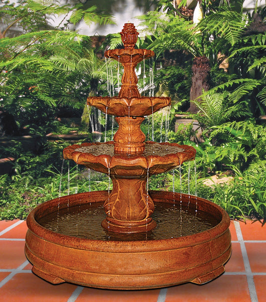 Classical Finial Three-Tier Fountain (Grando Pool)