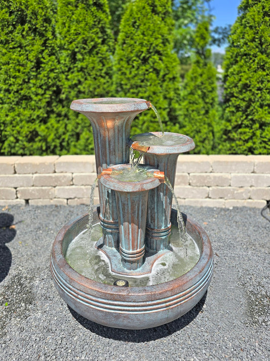 Triple Fluted Fountain