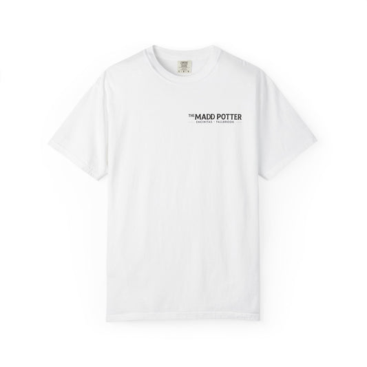 Unisex Garment-Dyed T-Shirt: The Madd Potter, Casual Wear, Gifts for Art Lovers, Unique Souvenir, Relaxed Fit Tee