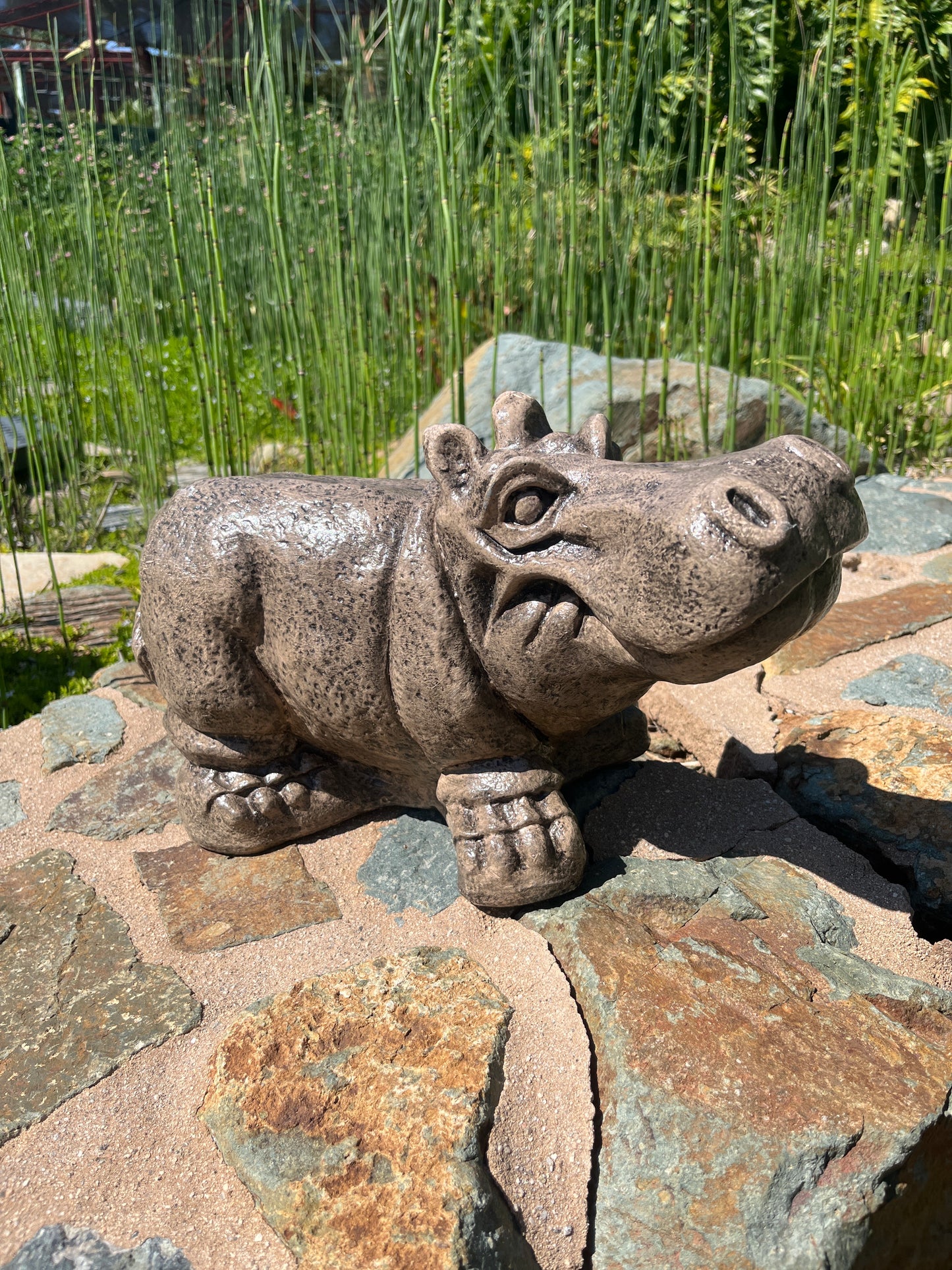 Hippo Statue