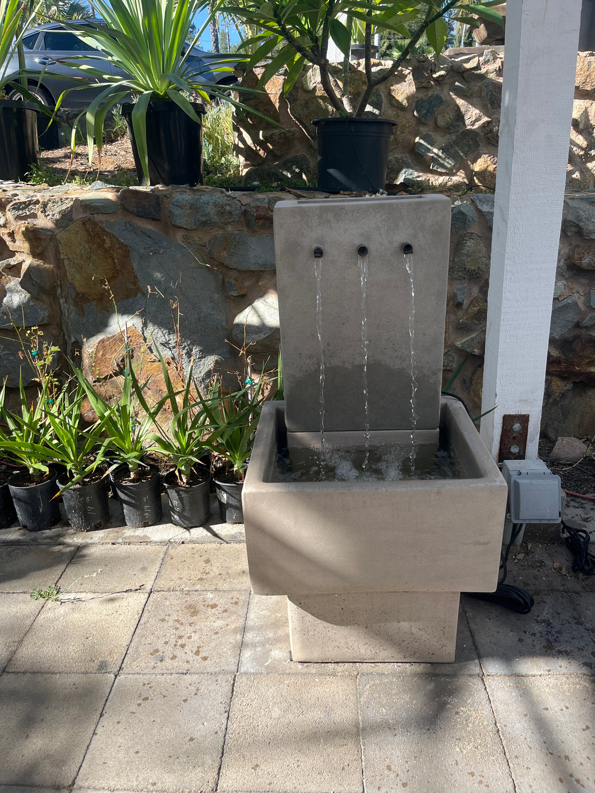 Tribus Patio Wall Fountain