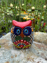 Load image into Gallery viewer, Felipe’s Talavera Owl Pot