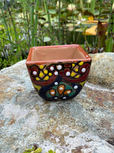 Load image into Gallery viewer, Felipe’s Talavera Studded Square Pot