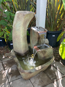 Curving Vessels Fountain