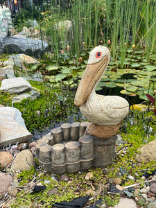 Mini Pelican Birdbath