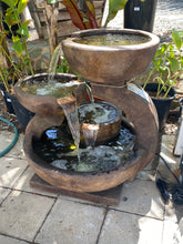 Load image into Gallery viewer, Zen Three-Bowl Fountain