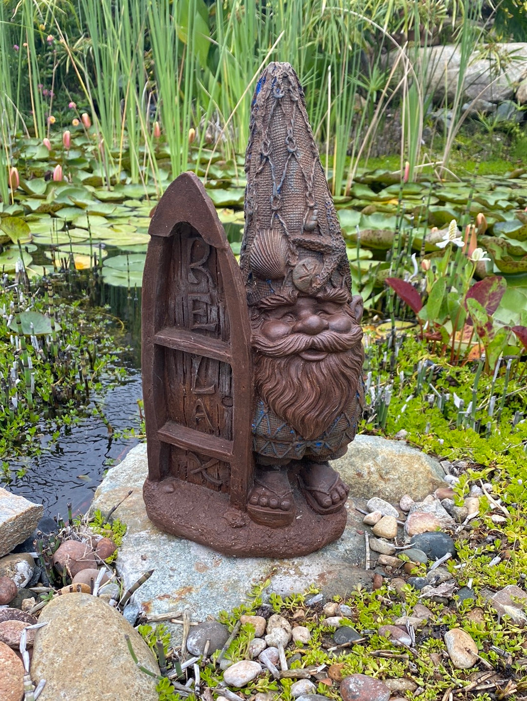 Relaxing Gnome Statue