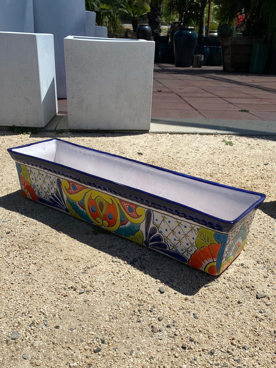 Talavera Window Box Pot
