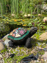 Load image into Gallery viewer, Talavera Tortoise Statue
