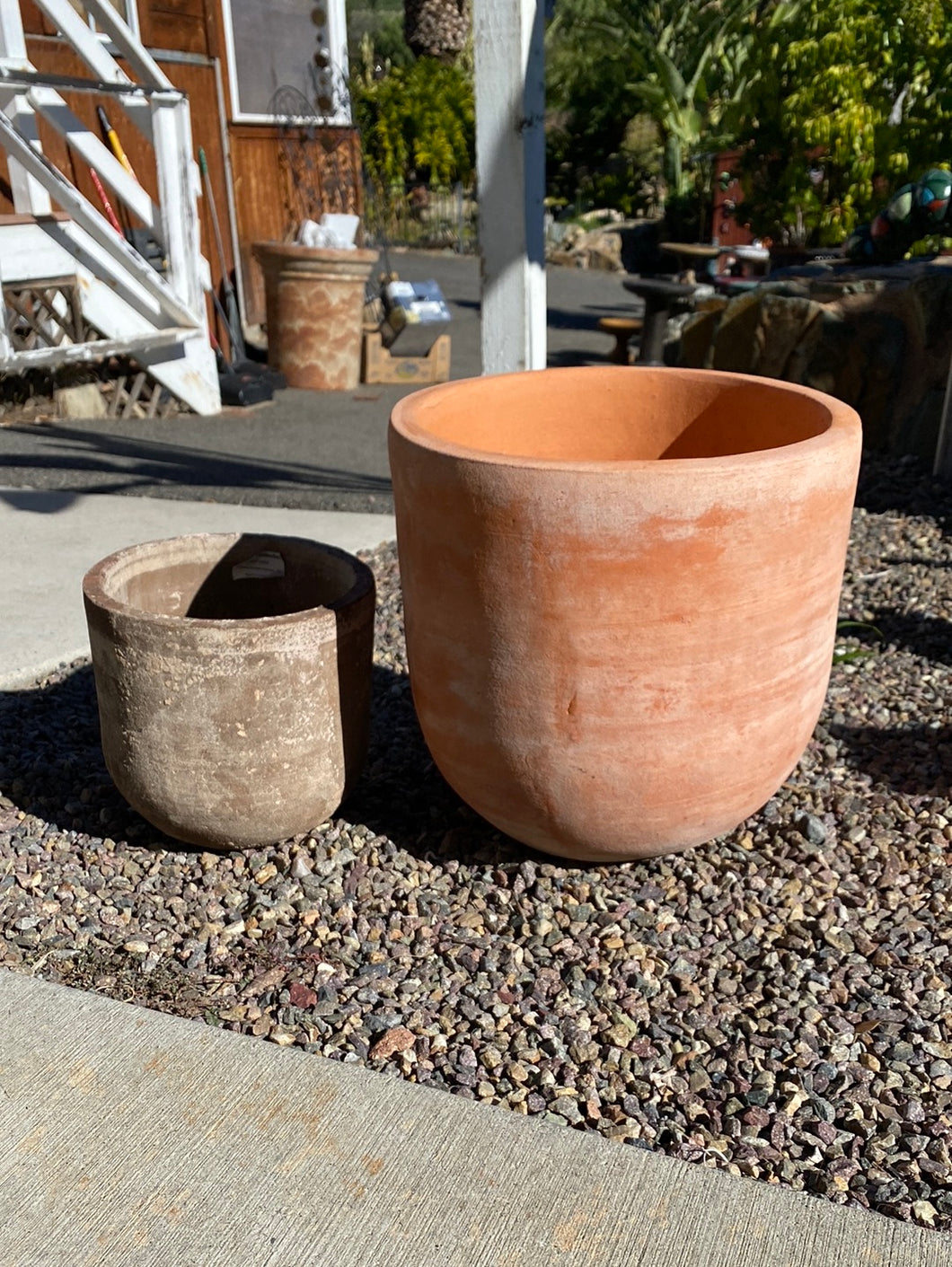 Vietnamese Terracotta Custer Round Planter Pot