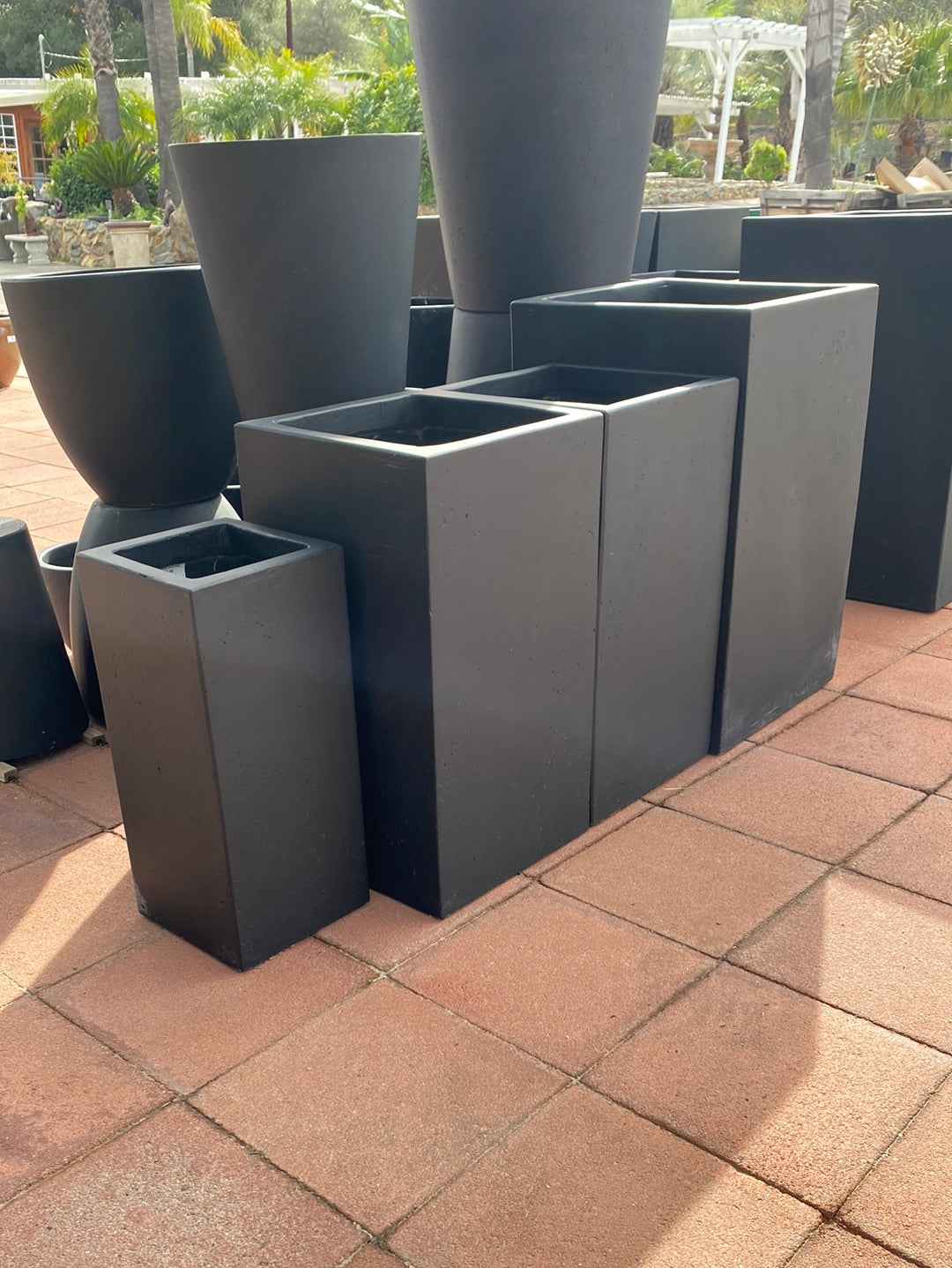 square plant pots for sale Andorra Sebago Square Planter – The Madd Potter