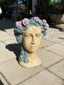 Assorted Head Planter Statues