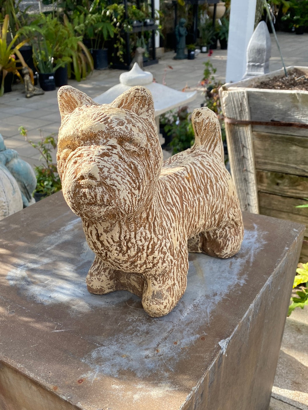 Fido Dog Statue