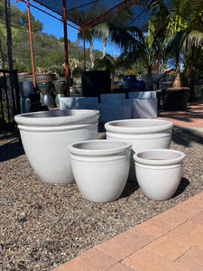 Mendocino Batten Round Planter Pot