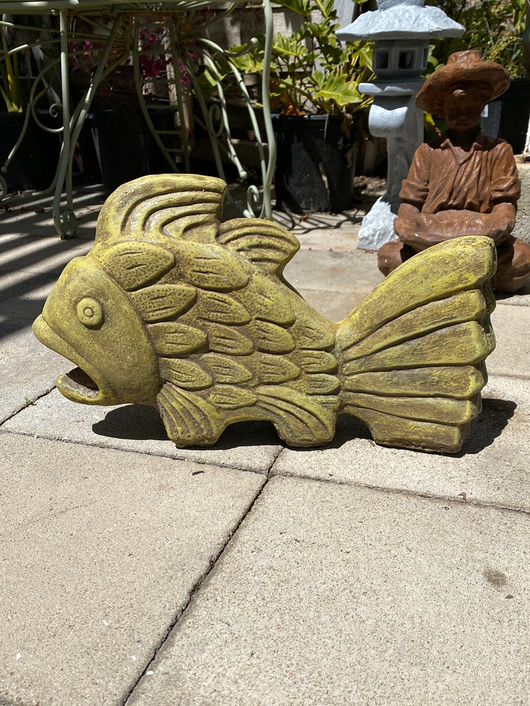 Scared Fish Statue