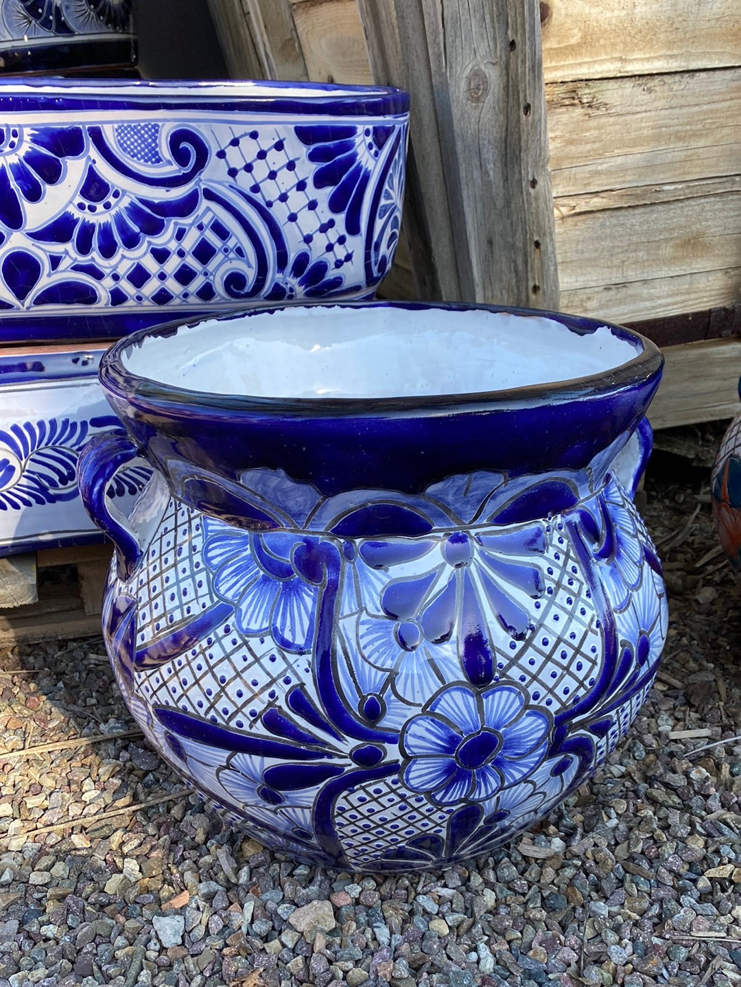 talavera planter pots Talavera Michoacana Pot – The Madd Potter