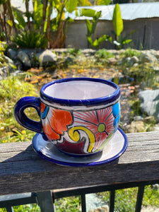 Talavera Tea Cup Pot