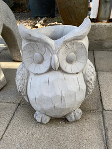 Owl Planter Statue