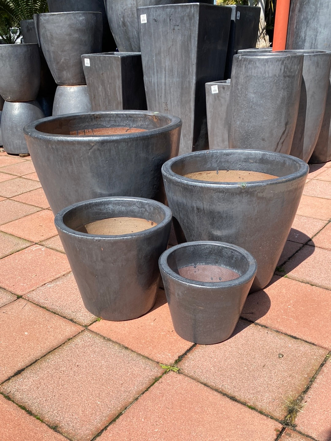 plant pots for graves Mendocino Graves Round Planter Pot – The Madd Potter