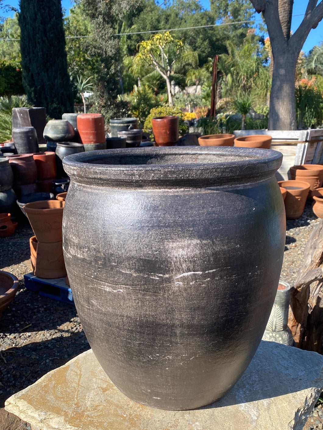 Painted Mexican Terracotta Jar Pot
