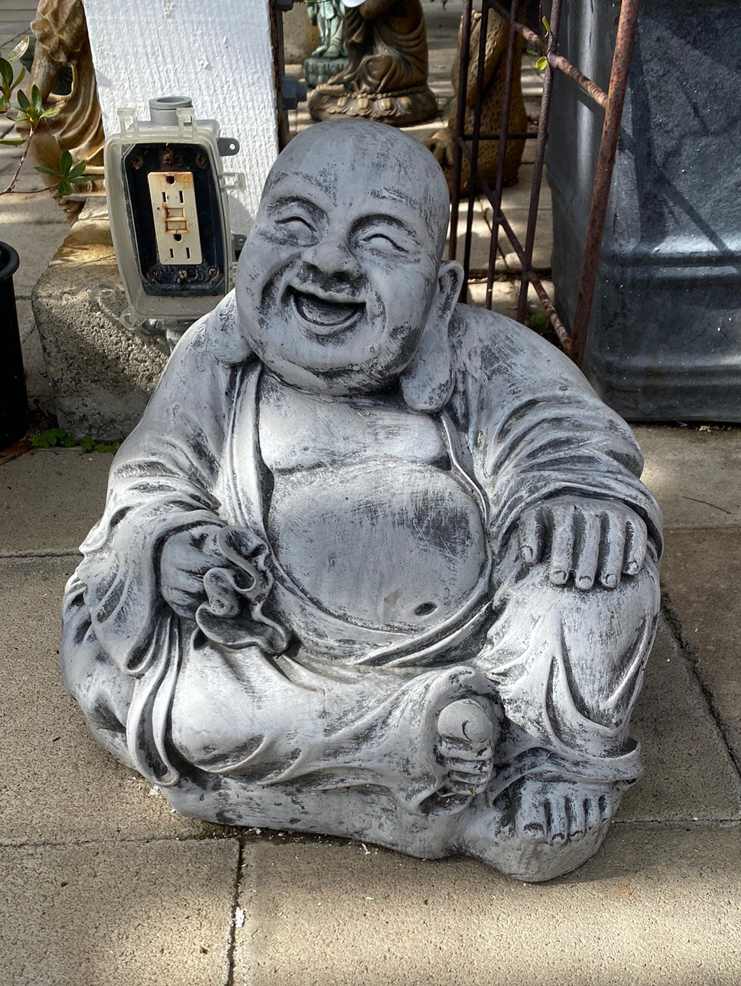 Chilling Buddha Statue