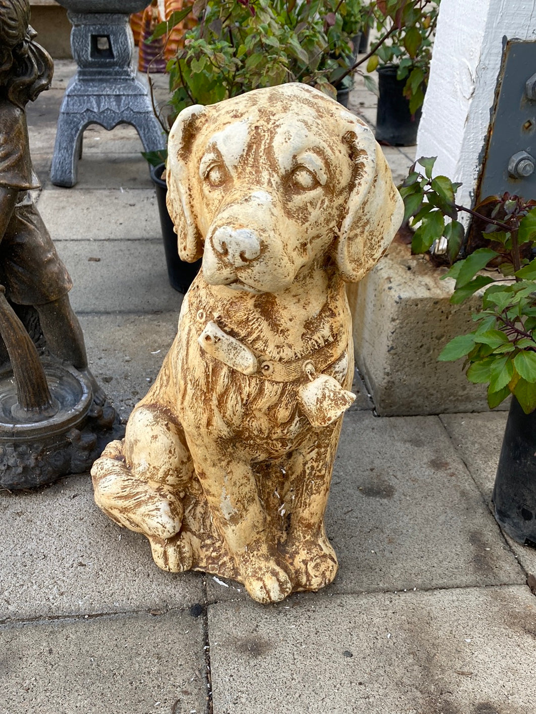 Geno Dog Statue