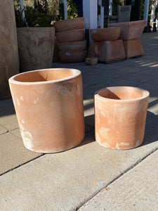 Vietnamese Terracotta Simple Cylinder Pot